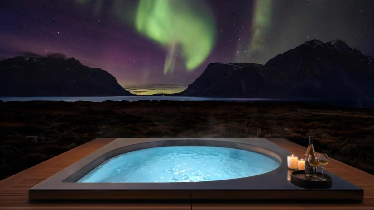 New! High End Cabin Lofoten 1B Lyngværet Exterior foto
