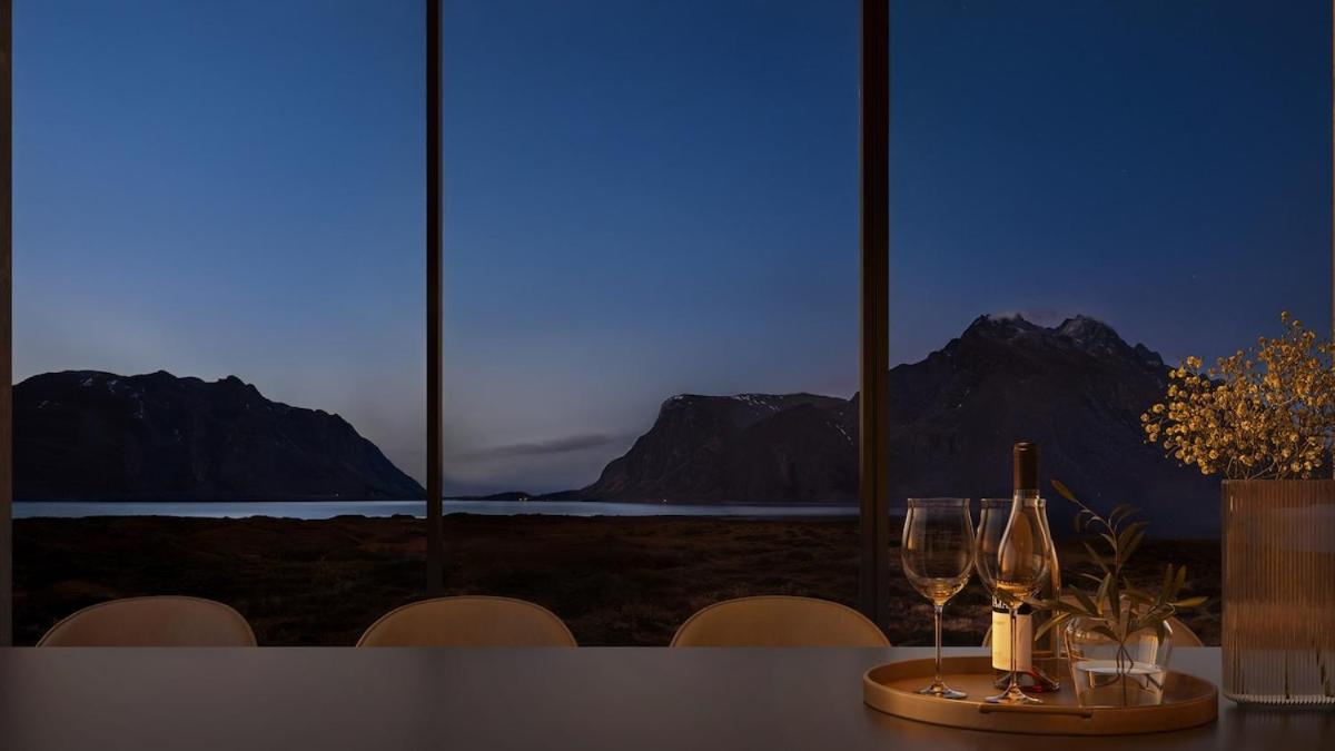 New! High End Cabin Lofoten 1B Lyngværet Exterior foto