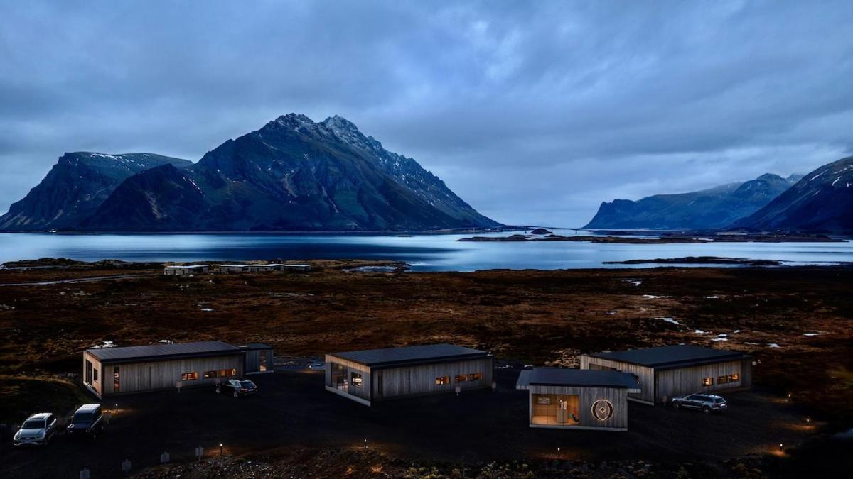 New! High End Cabin Lofoten 1B Lyngværet Exterior foto