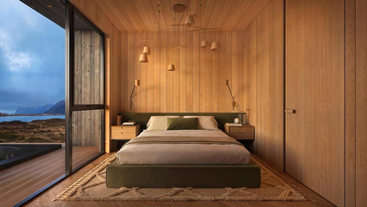 New! High End Cabin Lofoten 1B Lyngværet Exterior foto